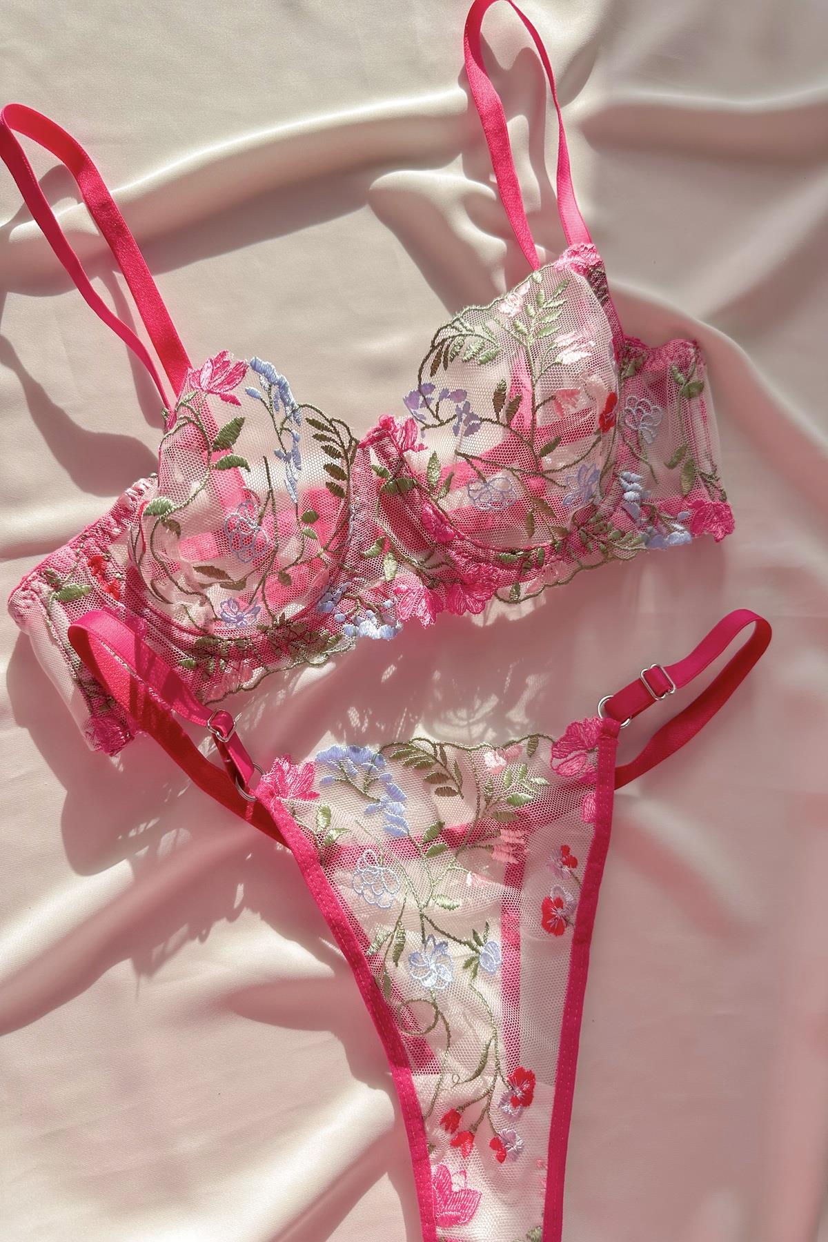 Barbie Floral Balenli Bra Set