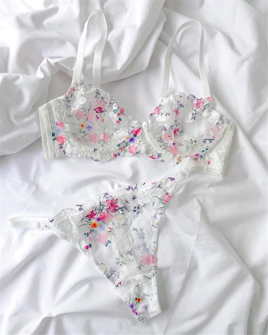 Rapunzel Floral Balenli Bra Set