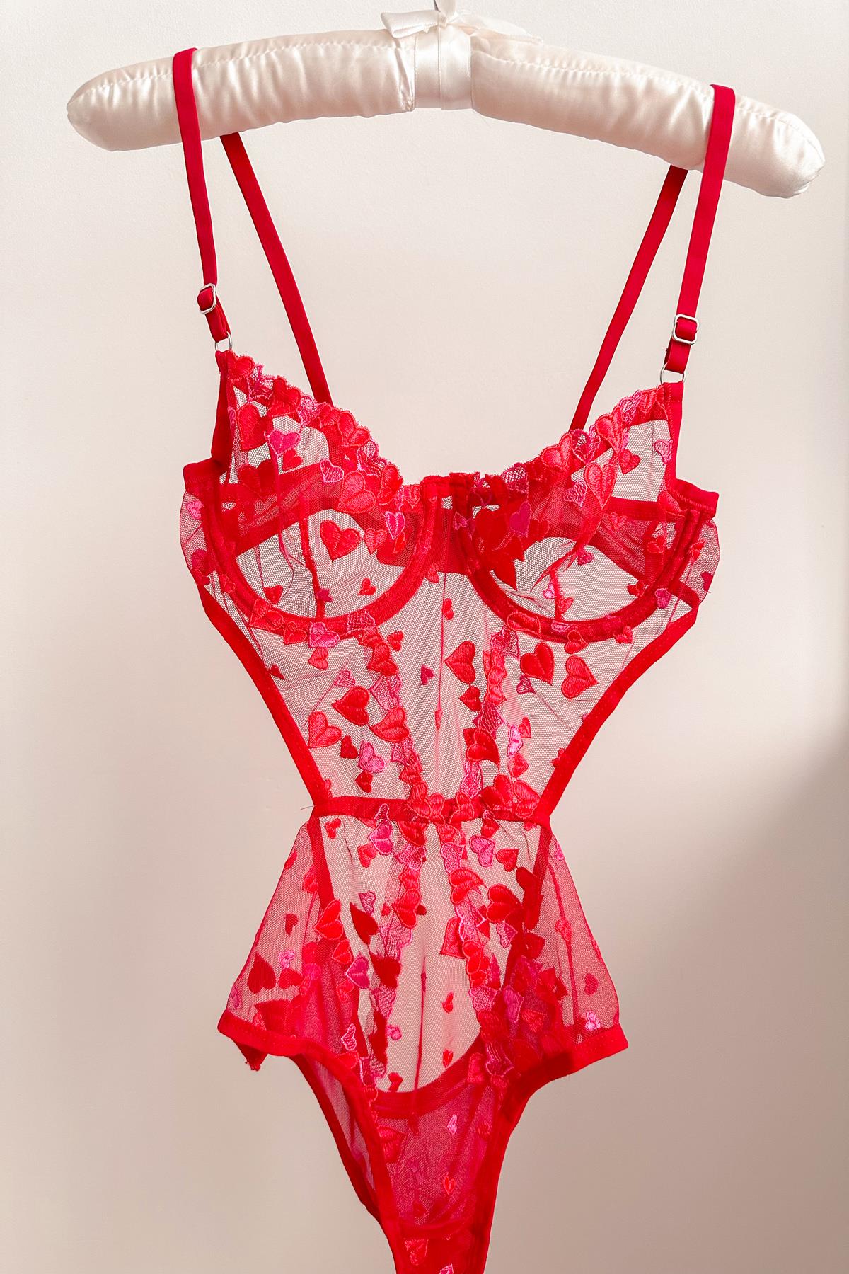 Vday Hearts Balenli Bodysuit